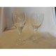 Transparent universal wine glass, straight 8" high