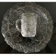 Glass plate 8 oz matching cup