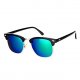 Classic Semi Rimless Polarized  Sunglasses with Metal Rivets