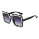 Sunglasses Women Oversized Square Crystal Brand Designer