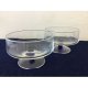 Glass dessert dish home water cup