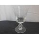 Glass wine transparent engraved decorative vine raisins