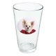 16 oz glass novelty dog