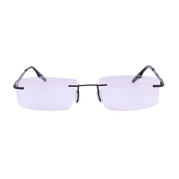 Plastic and Metal Reading Glasses - Black