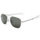 Men Pilot Aviator Sunglasses Polarized 55mm Military Style with Bayonet Temples