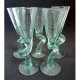 Glass wine glass, glass containers