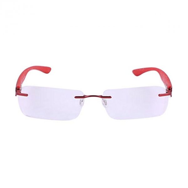 Plastic and Metal Reading Glasses - Red