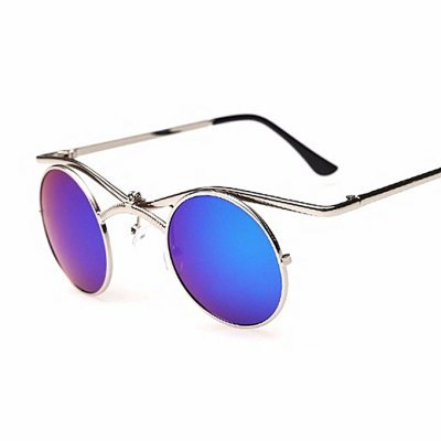 Ms. sunglasses UV400 men circular lens