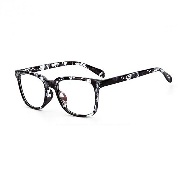 Eyeglasses Frame Glasses Retro Glasses Clear Lens Glasses - Black