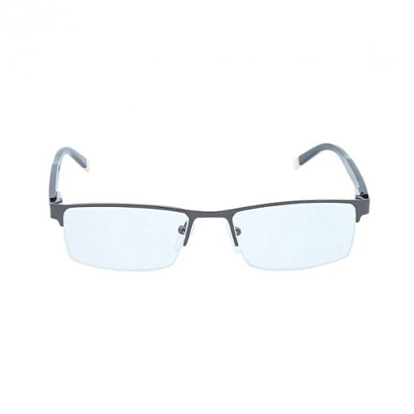 Plastic and Metal Reading Glasses - Gray