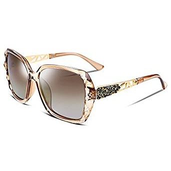 Classic Polarized Women Sunglasses Sparkling Composite Frame B2289