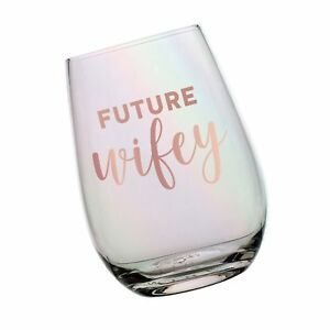 Stemless wine glass