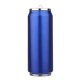 500ml Stainless Steel Insulated Water Bottle Vacuum Flask Mug With Straw-Blue