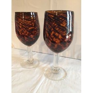 Blown glass wine glass home cup