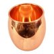 Round copper glass cup flat bottom wine set, 590 ml