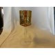 Wine glass transparent, 8" high, 2.5" diameter