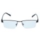 Plastic and Metal Reading Glasses - Black