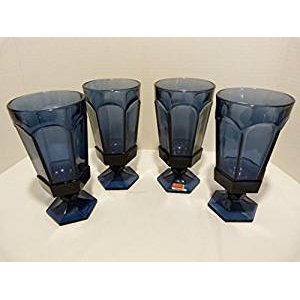 Iced tea glass, dark blue