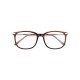 Happy Store  High Fashion Metal Temple Horn Rimmed Clear Lens Eye Glasses