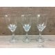 Large transparent glass red wine glass 215mm tall