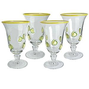 Lemon Ice Tea flying glass, a set of 2