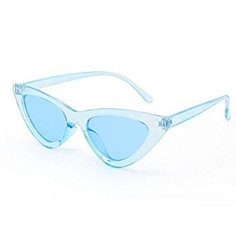 Retro Vintage Narrow  Sunglasses for Women Clout Goggles Plastic Frame