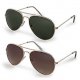 Classic Aviator Sunglasses with Protective Bag,  UV Protection