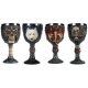 Gothic Goblet Gothic Grail Halloween Skull Wolf Head Dragon