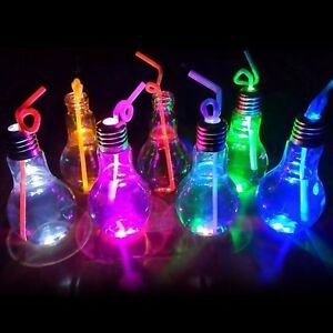 500ML light bulb plant lidded glass bottles sucker