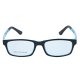 Plastic and Metal Reading Glasses - Navy Blue and Sky Blue