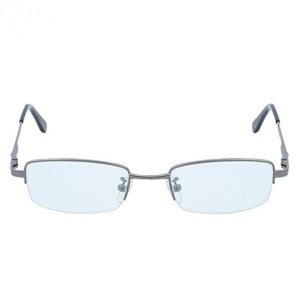 Plastic and Metal Reading Glasses - Light Gray