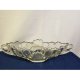 Thick transparent glass lettuce shape 17X5X4 cup retro