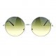 Hippie Retro Groovy Gradient Oversize Circle Lens Round Lennon Sunglasses