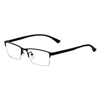 Black  Half Frame Nearsighted Shortsighted Myopia Glasses For Men Women