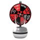 Drinking beverages turntable toy novelty colored glass of wine wheel of fortune bar, portable bar with glass