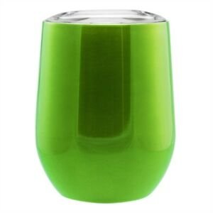 11 ounce stemless wine glass with lid drinking water