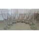 Transparent glass goblet cocktail snack short stem glass