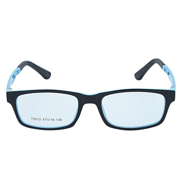 Plastic and Metal Reading Glasses - Navy Blue and Sky Blue