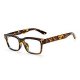 Senior neutral square-framed glasses glasses fashion eyewear