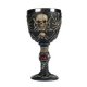 Skull and bone 3D gothic stemware