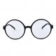 Transparent glasses circular glasses lens frame fashion circle 52 mm