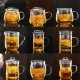 Double glass mug mug heat resistant coffee tea juice party elegant cup