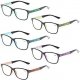 Embodiment fashion reading glasses having a pattern of a spring hinge