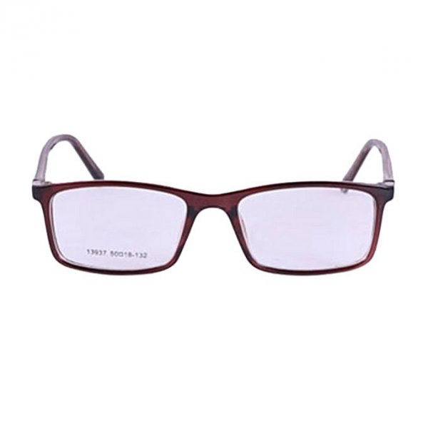 Metal and Shell Reading Glasses - Dark Red