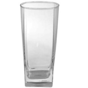 Elegant Square Glass Cooler, 15.25 oz