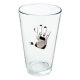 Handprint Football Gets Clip Novelty 16 oz Pint Glass