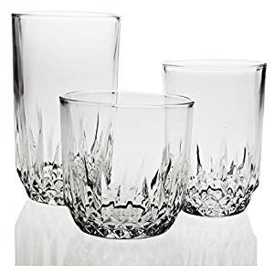 18 sets of drinking water, the modern version of the glass for wine, whiskey, champagne, beer, water and juices, the best and un