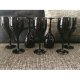 Black wine glass dry batch set