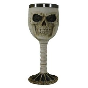 Skull goblet cream 18.5CM