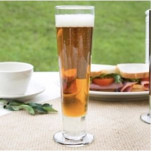 Tall glass beer apple cider 457Ml 14Oz 23.5Cm high